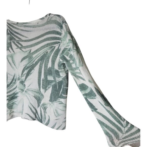 Wooden Ships Knit Sweater Womens S/M Oversized Cropped Comfy Beachy Lightweight - Picture 8 of 10